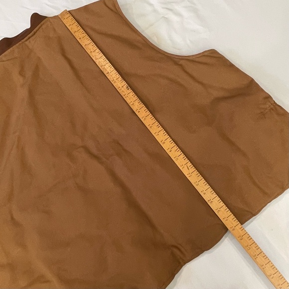 Carhartt Brown Duck Canvas Quilted Vest VO1-BRN Arctic Lined Workwear Size 5XL - Picture 7 of 15